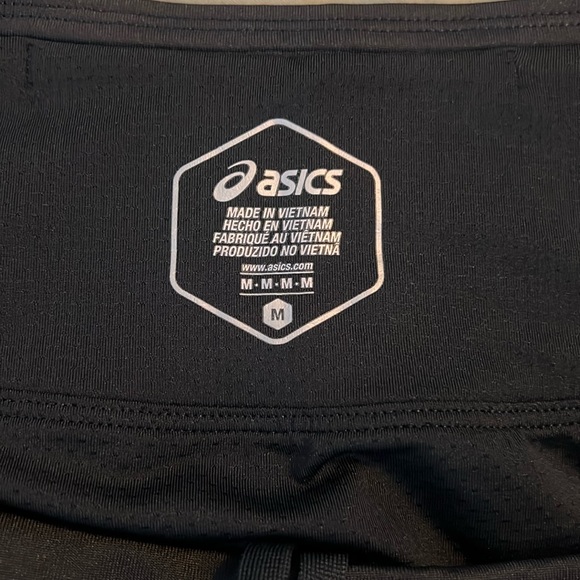 ASICS Road Reflective Short Black Size Medium - Picture 2 of 11